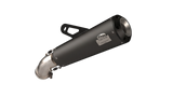 Dr. Jekill & Mr. Hyde Urban Streetfighter Wrinkle Black / Wrinkle Black Adjustable Exhaust for BMW R nineT (2021-2023)