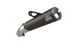 Dr. Jekill & Mr. Hyde Urban Streetfighter Wrinkle Black / Aluminium Adjustable Exhaust for BMW R nineT (2017-2020)