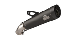 Dr. Jekill & Mr. Hyde Urban Slashcut Wrinkle Black / Wrinkle Black Adjustable Exhaust for BMW R nineT (2017-2020)