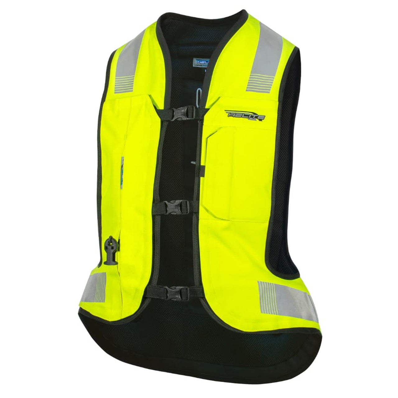 Helite Turtle Airbag Vest Hi-Viz Yellow (Mechanical Trigger)