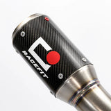 Racefit Growler X Slip-On Exhaust for Triumph Street Triple 765 RS 2017-22