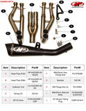 M4 GP19 Full Exhaust System for Kawasaki ZX-6R