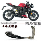 CS Racing Full Exhaust System for Triumph Street Triple 765 R