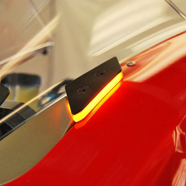 New Rage Cycles Mirror Block Off Turn Signals for Ducati Panigale V2