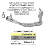 Arrow Competition Low Full Titanium Exhaust System for BMW S1000RR 2024