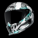 Ruroc At 4.0 Carbon Helmet - Fenrir White