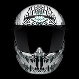 Ruroc At 4.0 Carbon Helmet - Fenrir White