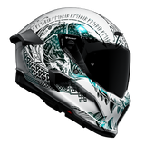 Ruroc At 4.0 Carbon Helmet - Fenrir White