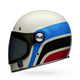 Bell Bullitt Helmet - Speedway Gloss Vintage White/Blue