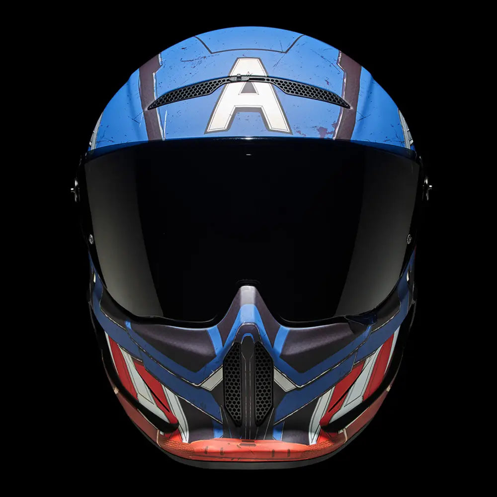 Buy Ruroc Atlas 4.0 Carbon Helmet Marvel s Captain America Online superbikestore
