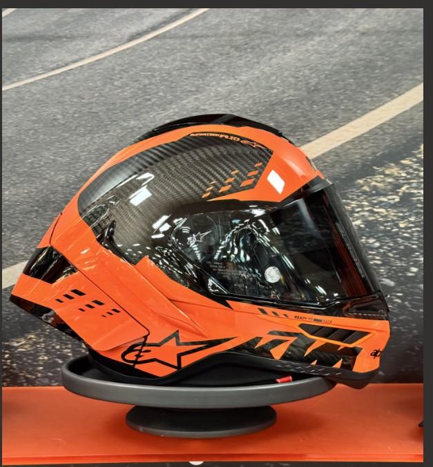 Alpinestars Supertech R10 Carbon Helmet - KTM – superbikestore