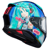Shoei RF-1400 Hatsune Miku TC-4 Helmet