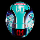 Shoei RF-1400 Hatsune Miku TC-4 Helmet