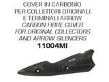 Arrow Carbon Fiber Heat Shield for Kawasaki Z900 2020