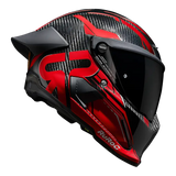 Ruroc Atlas 4.0 Track Helmet - Inferno Red