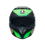 AGV K3 Kamaleon Black/Red/Green Helmet