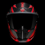 Ruroc Atlas 4.0 Track Helmet - Inferno Red