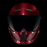 Ruroc Atlas 4.0 Carbon Helmet - Ruby Carbon