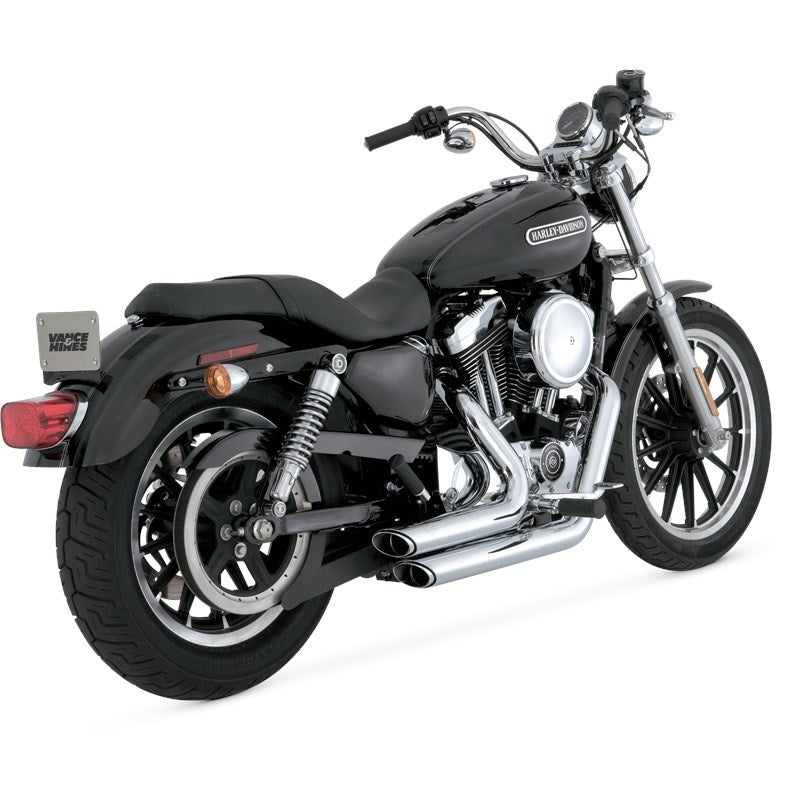 Vance and Hines Shortshots Staggered Exhaust for Harley Davidson Iron 883