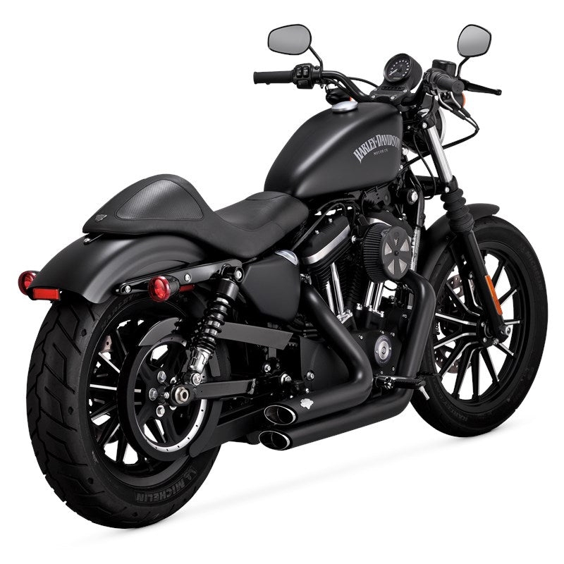Vance and Hines Shortshots Staggered Exhaust for Harley Davidson Iron 883