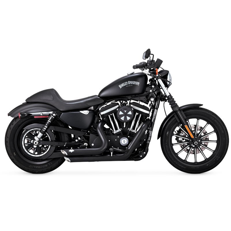 Vance and Hines Shortshots Staggered Exhaust for Harley Davidson Iron 883