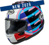 Arai RX-7V Evo Spectre Cyan Helmet