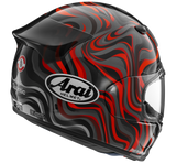 Arai Quantic Swirl Red Helmet