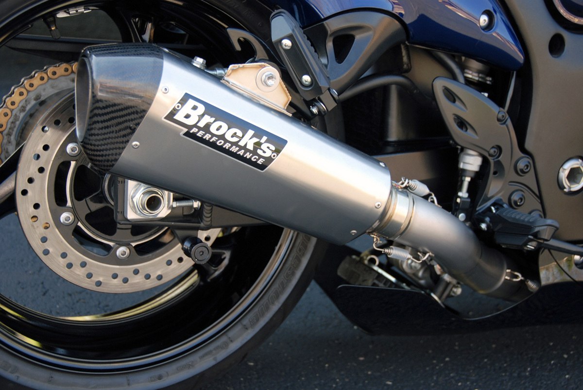 Brocks CT Single Full Exhaust System for Suzuki Hayabusa