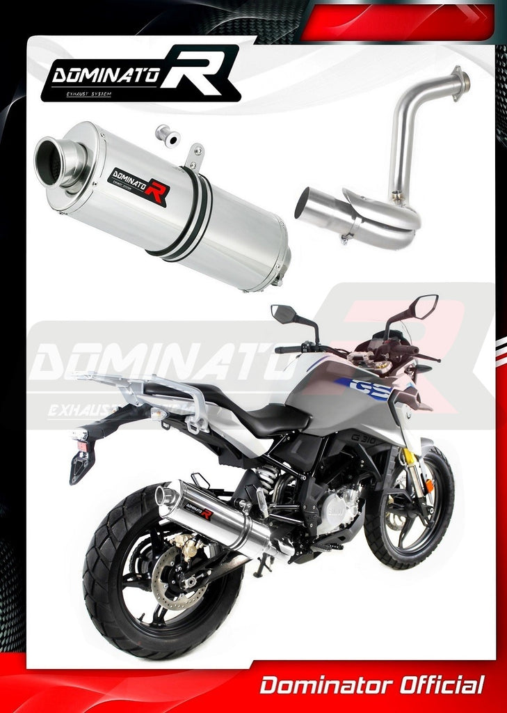 Buy Dominator Oval Slip-On Exhaust for BMW G 310 GS 2016-22 Online ...