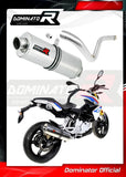 Dominator Oval Slip-On Exhaust for BMW G 310 R 2016-22