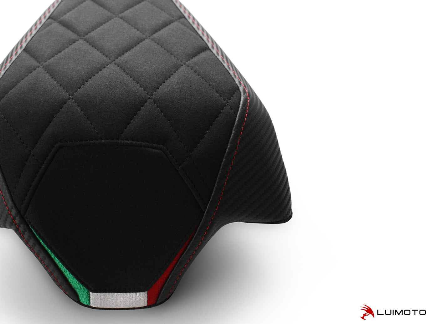 Luimoto Diamond Grezzo Passenger Seat Cover for Ducati Streetfighter V4