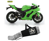 Arrow Pro-Race Black Nichrom Slip-On Exhaust for Kawasaki ZX-10R 2021