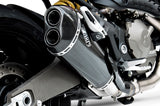 Zard Carbon Slip-on Exhaust for Ducati Monster 821