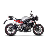 Leo Vince LV One Evo Slip-On Exhaust for Triumph Street Triple RS 2017-22