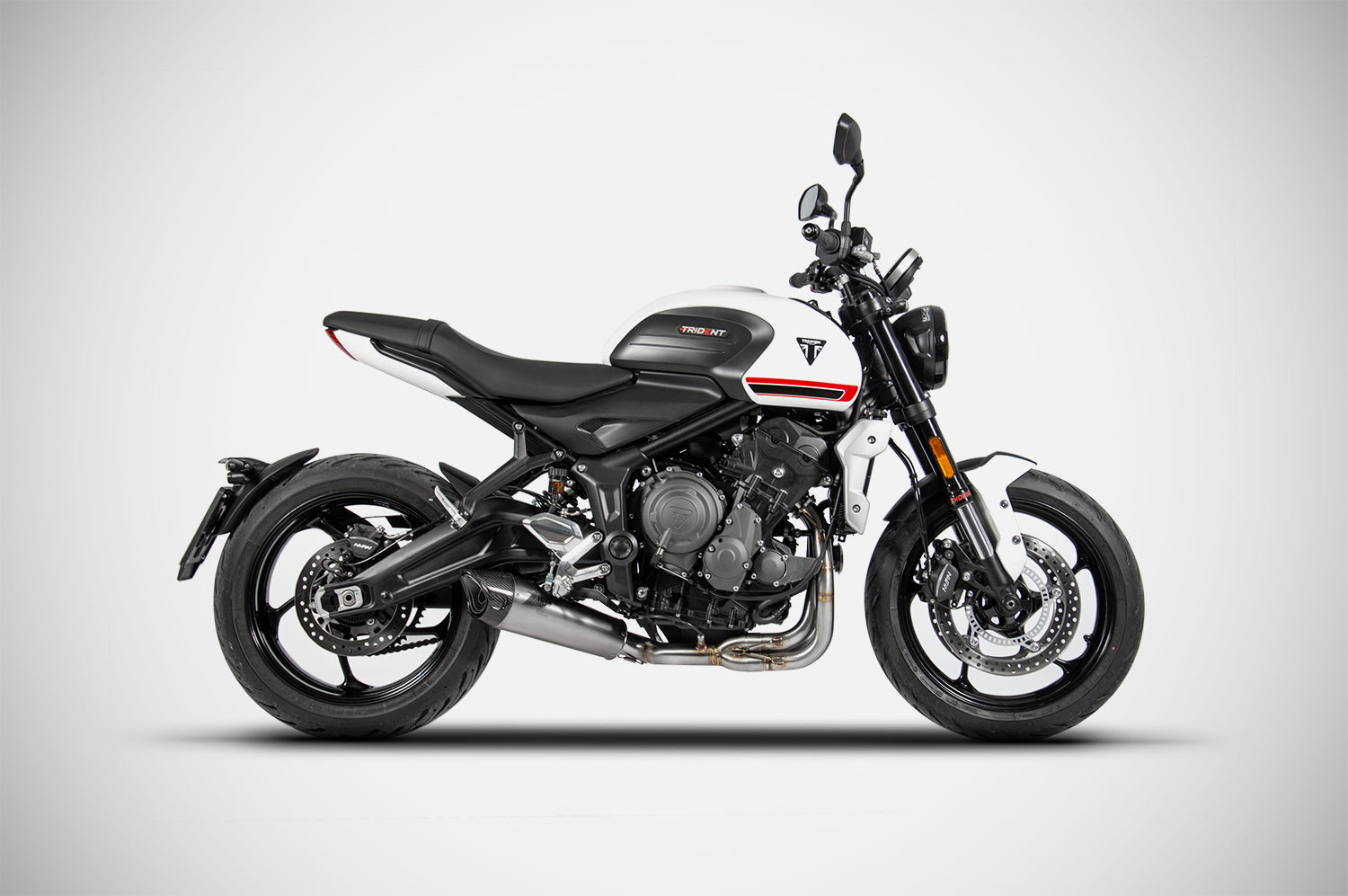 Zard Full Exhaust System for Triumph Trident 660 Stainless Steel