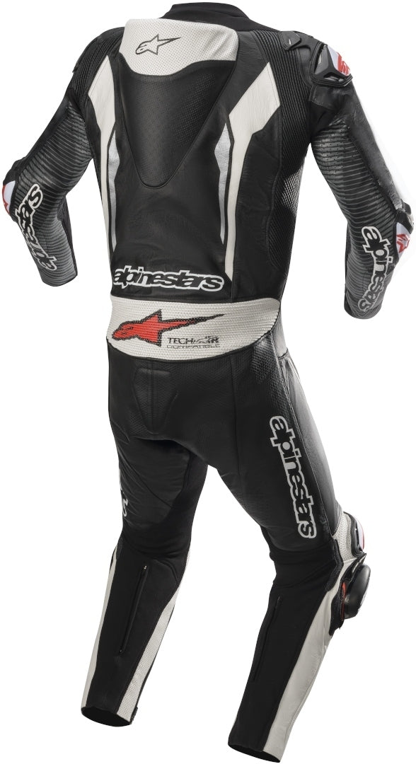 Alpinestars Racing Absolute Tech-Air One Piece Perforated Leather Suit Black/White