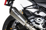 Brocks CT Single Full Exhaust System w/ 16" QuietKore Muffler for BMW S 1000 R