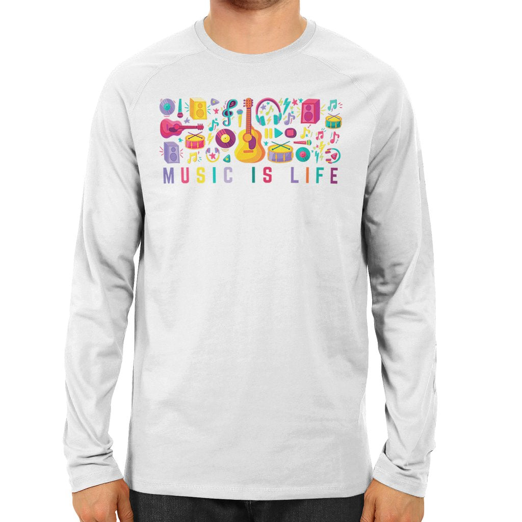 Music is Life Full Sleeve T-shirt