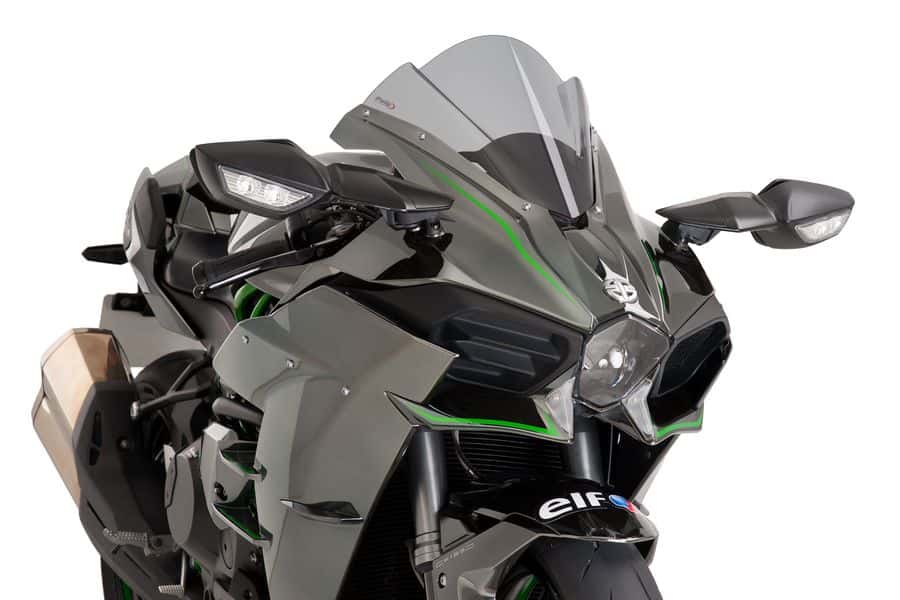 Puig Racing Windscreen for Kawasaki Ninja H2 Smoke