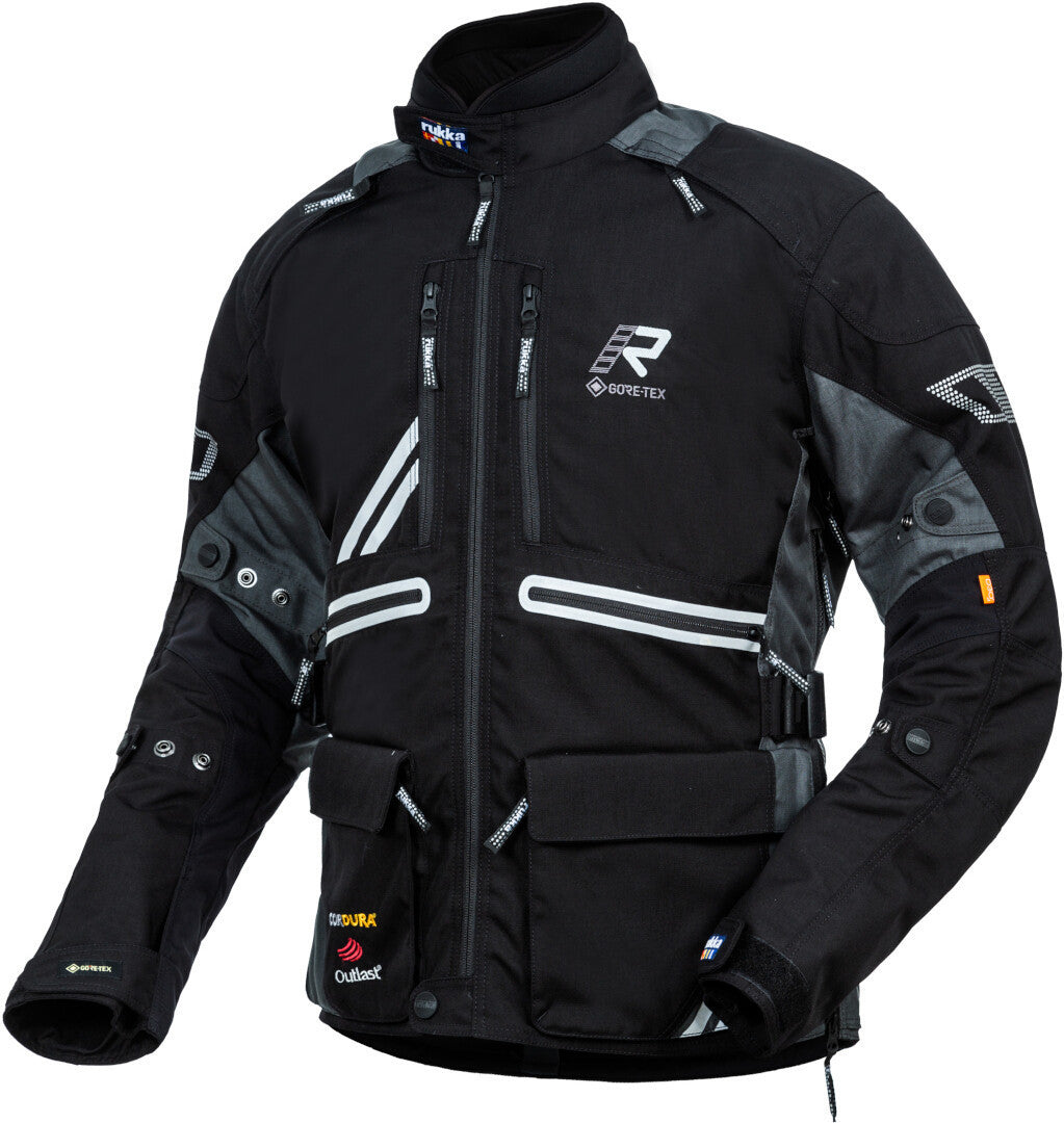 Rukka Offlane Textile Jacket 46 Black/Dark Grey