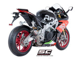 SC Project CR-T High Position Slip-On Exhaust for Aprilia RSV4 RR