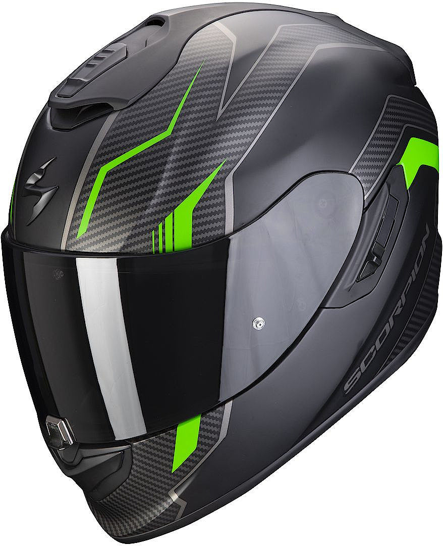 Scorpion EXO 1400 Air Fortuna Helmet XS Black Green
