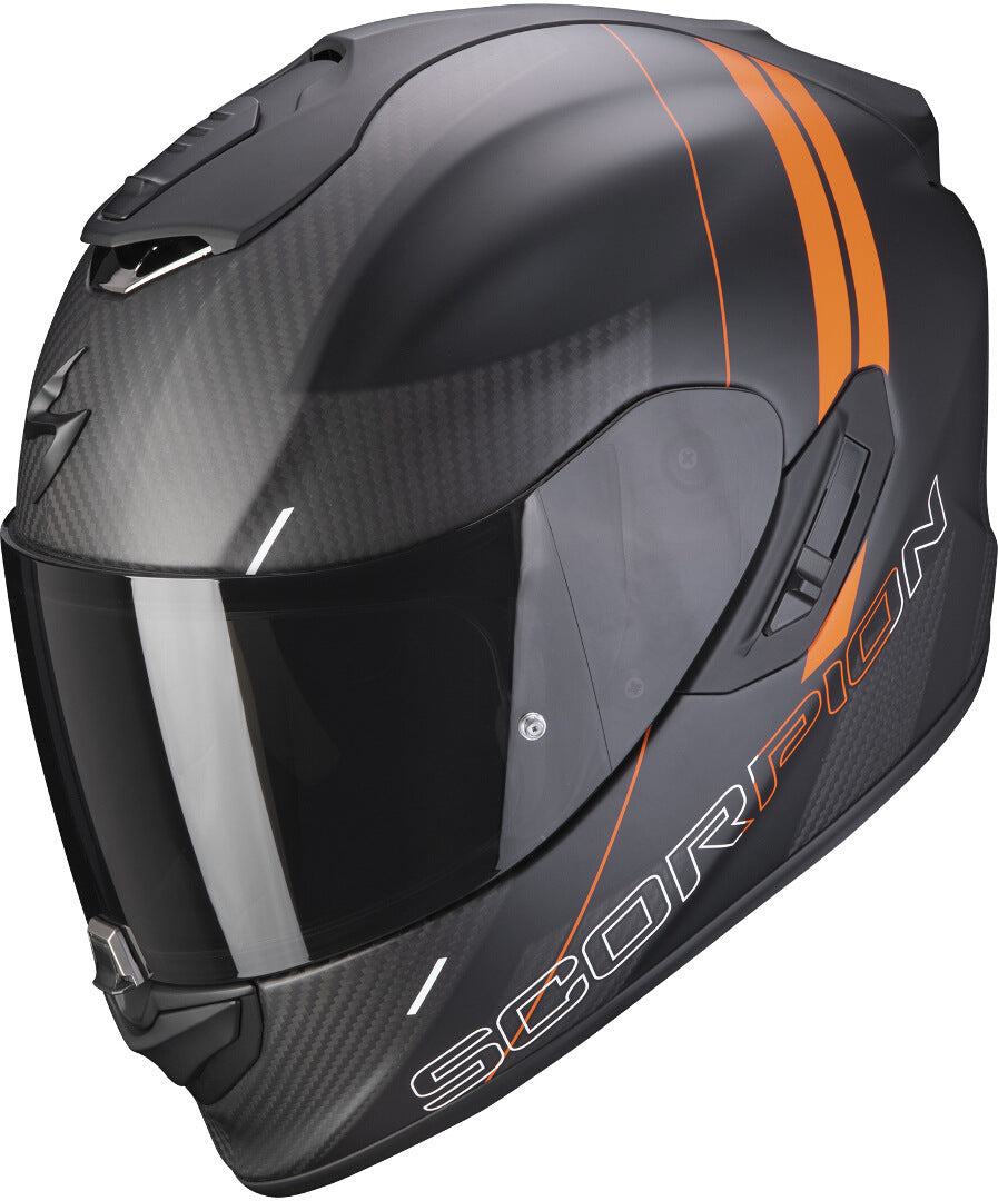 Scorpion EXO 1400 Carbon Air Drik Helmet XS Black Matt Orange
