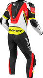 SHIMA Apex RS One Piece Leather Suit - Black/Red/Yellow