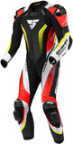 SHIMA Apex RS One Piece Leather Suit - Black/Red/Yellow