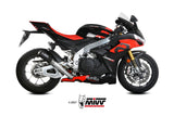 Mivv MK3 Carbon Slip-On Exhaust for Aprilia RSV4 2021-22