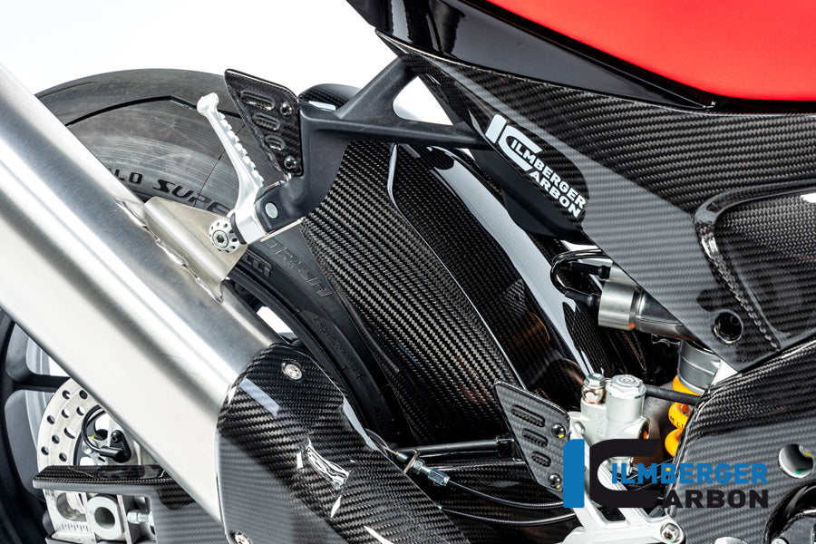 Ilmberger Carbon Fibre Rear Mudguard For Aprilia RSV4 2021-22