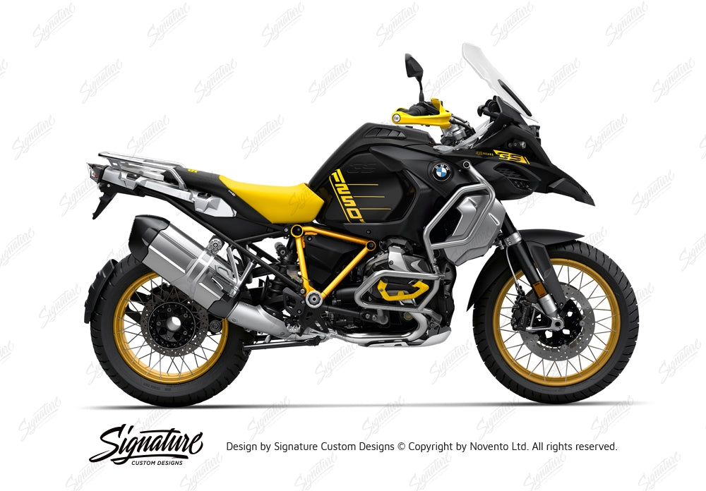 SCD BMW R1250GS Adventure 40 Years GS Pyramid Frame Stickers
