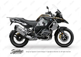 SCD BMW R1250GS Adventure Style Exclusive (Silver Tank) The Globe Black & Grey Stickers