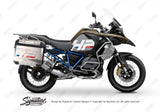 SCD BMW R1250GS Adventure Style Exclusive (Silver Tank) HP Edition With Full Frame & Panniers Stickers